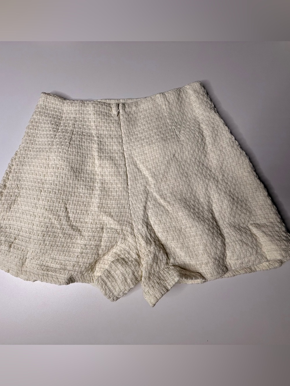 Cream Tweed Pleated Mini Skort and Jacket Set - 732 - Picture 14 of 14